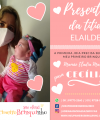 Primeiro Brinquinho – Presente da Titia Elailde para Cecília e mamãe Eladia.