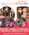 Revendo Isabela e Mariana e furando a orelha da vovó